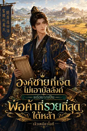 ปกนิยาย องค์ชายที่เจ็ดไม่เอาบัลลังก์ แต่อยากเป็นพ่อค้าที่รวยที่สุดใต้หล้า