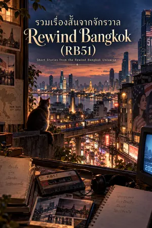 ปกนิยาย รวมเรื่องสั้นจากจักรวาล Rewind Bangkok (RB51)
