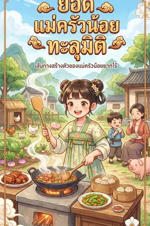 ปกนิยาย แม่ครัวน้อยทะลุมิติ