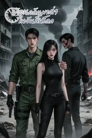 ปกนิยาย ย้อนกลับมาล่าในวันสิ้นโลก