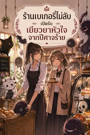 ปกนิยาย ร้านเบเกอรี่ไม่ลับ เปิดรับเยียวยาหัวใจจากปีศาจร้าย