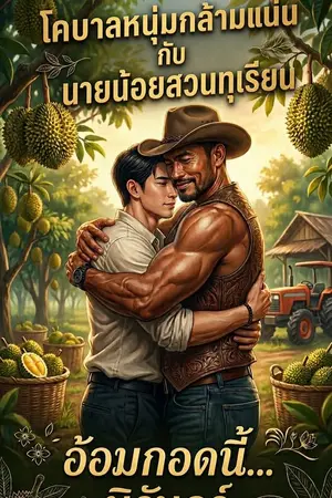 ปกนิยาย โคบาลหนุ่มกล้ามแน่น กับ นายน้อยสวนทุเรียน