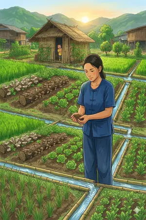 ปกนิยาย พลิกดินแล้งให้เป็นไร่ทอง