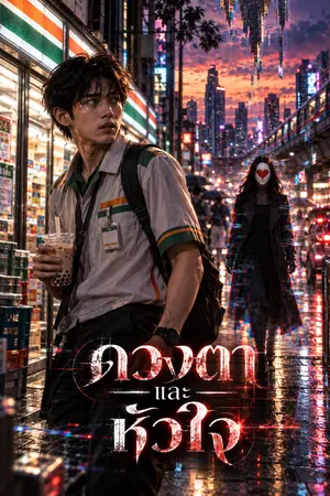 ปกนิยาย ดวงตาและหัวใจ