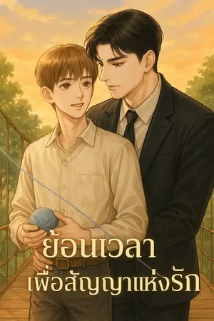 ปกนิยาย ย้อนเวลาเพื่อสัญญาแห่งรัก