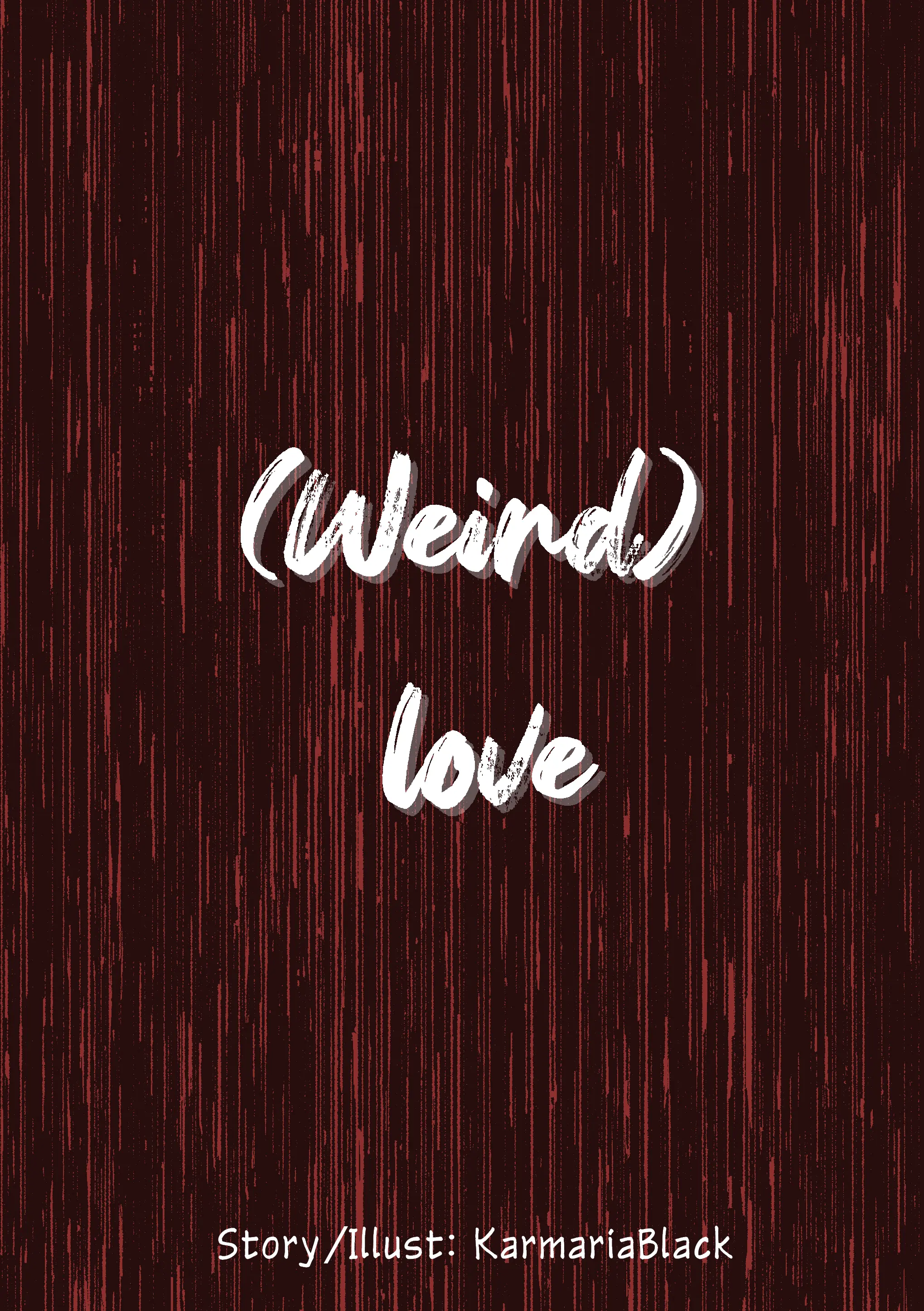 ปกนิยาย (Weird) love