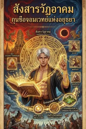 ปกนิยาย สังสารวัฏอาคม: กุนซือจอมเวทย์แห่งอยุธยา