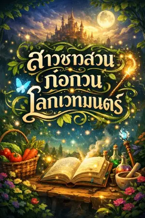 ปกนิยาย สาวชาวสวนก่อกวนโลกเวทมนต์