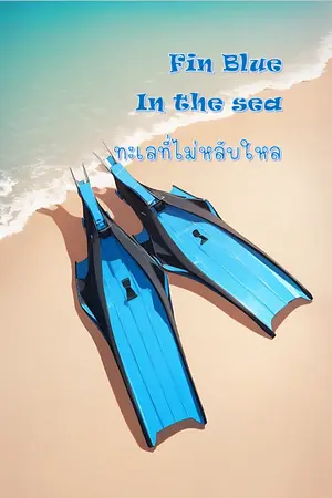 ปกนิยาย Fin Blue in the sea ทะเลที่ไม่หลับใหล