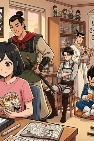 ปกนิยาย ฉันเติบโตมากับการ์ตูนและอนิเมะ