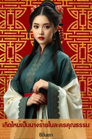 ปกนิยาย เกิดใหม่เป็นนางร้ายในละครคุณธรรม (E-Book)