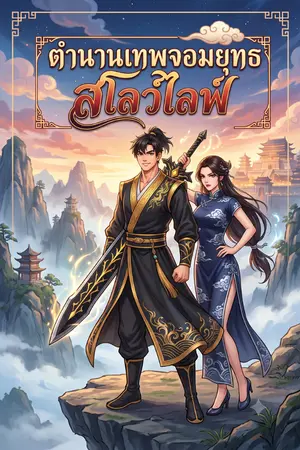 ปกนิยาย ตำนานเทพจอมยุทธ สโลว์ไลฟ์