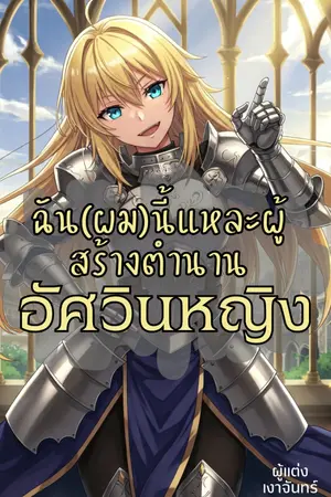 ปกนิยาย ฉัน (ผม) นี้แหละ ผู้สร้างตำนานอัศวินหญิง
