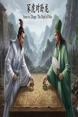 ปกนิยาย 冢虎对卧龙 Sima vs. Zhuge : The Duel of Wits (พยัคฆ์สุสานปะทะมังกรนิทรา) 
