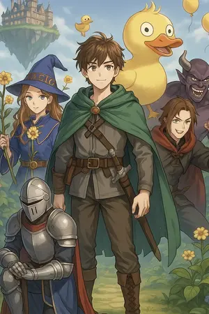 ปกนิยาย ผู้กล้าเป็ดทองคำ: ระบบเทพทรูป่วนโลก (God-Tier: The Golden Duck System)