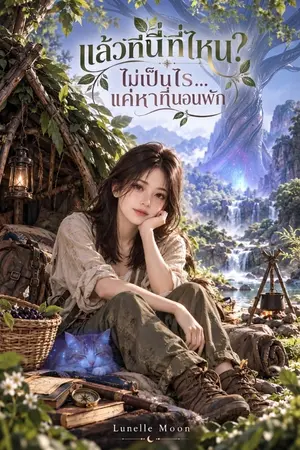 ปกนิยาย แล้วที่นี่ที่ไหน ไม่เป็นไร แค่หาที่นอนพัก…