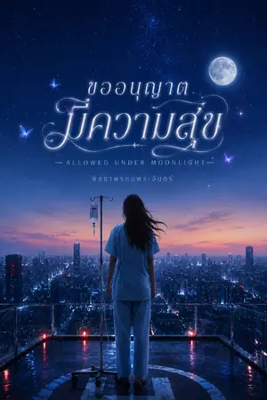 ปกนิยาย ขออนุญาตมีความสุข ( Allowed Under Moonlight )
