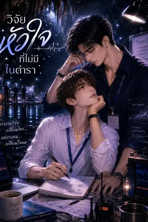 ปกนิยาย วิจัยหัวใจ...ที่ไม่มีในตำรา