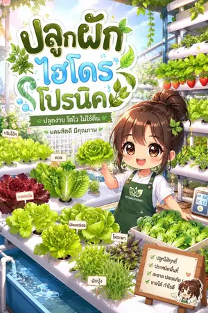 ปกนิยาย ปลูกผักไฮโดรโปรนิคยุค90