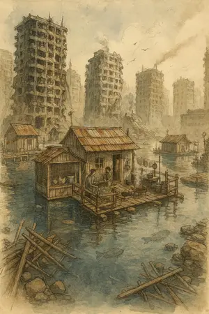 ปกนิยาย ทะลุมิติิไปยุคโลกาวินาศ