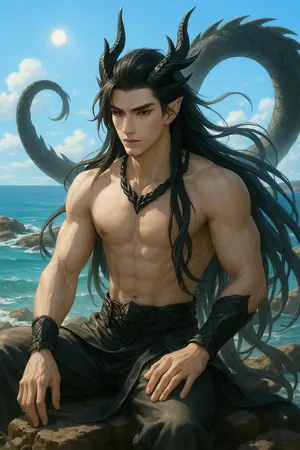 ปกนิยาย บรรณาการมังกรทมิฬ [Mpreg]