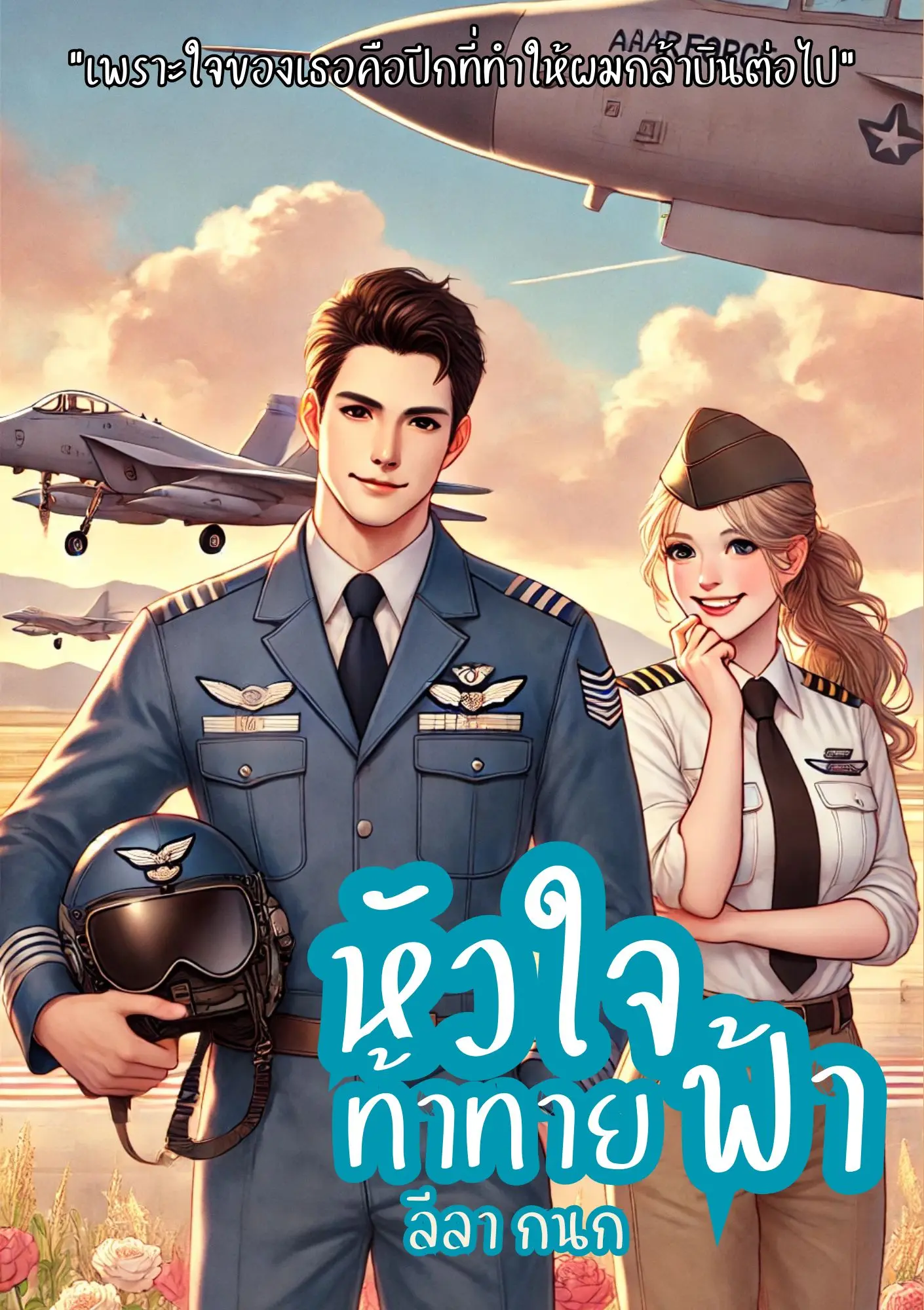 ปกนิยาย หัวใจท้าทายฟ้า