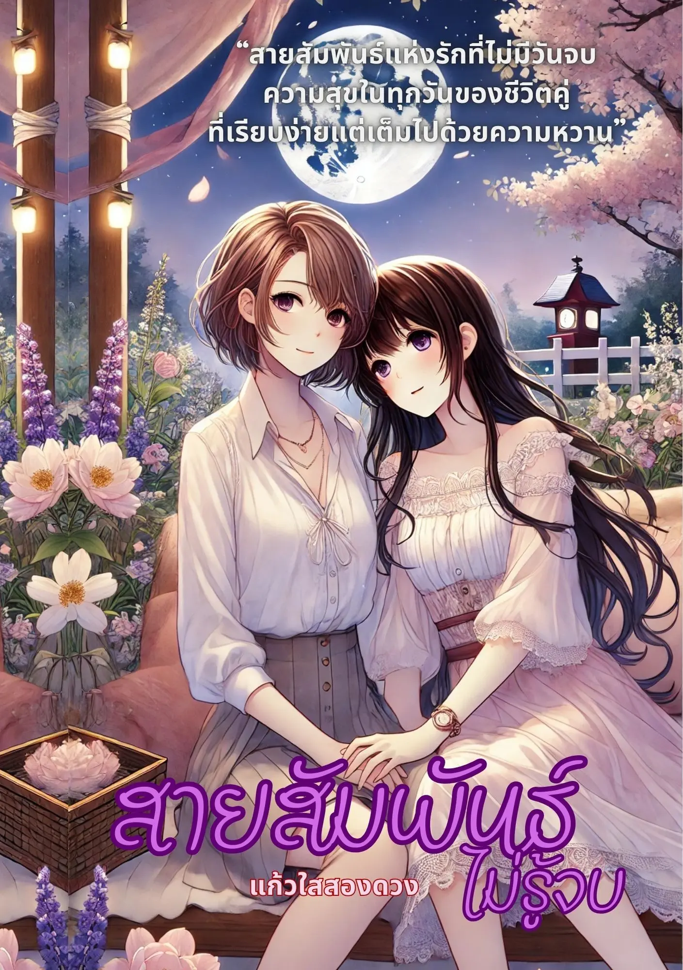 ปกนิยาย สายสัมพันธ์ไม่รู้จบ