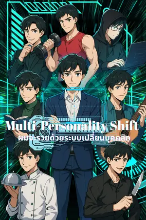 ปกนิยาย ผมจะรวยด้วยระบบเปลี่ยนบุคลิก