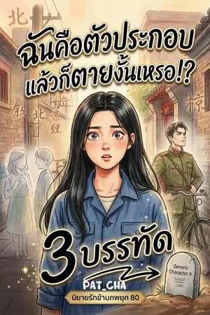 ปกนิยาย ฉันคือตัวประกอบ 3 บรรทัดแล้วก็ตายงั้นเหรอ!?