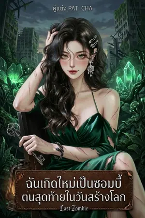 ปกนิยาย ฉันเกิดใหม่เป็นซอมบี้ตนสุดท้ายในวันสร้างโลก