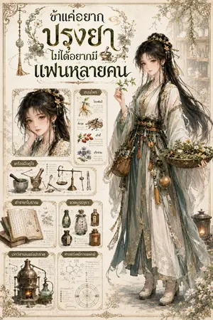 ปกนิยาย ข้าแค่อยากปรุงยา ไม่ได้อยากมีแฟนหลายคน