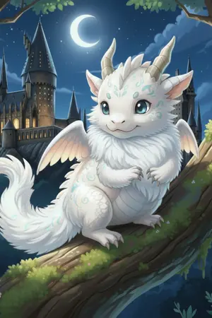 ปกนิยาย มังกรน้อยแห่งฮอกวอตส์(rewrite)