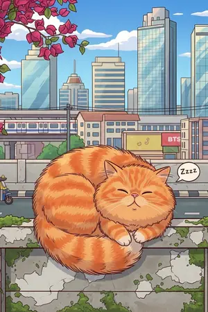 ปกนิยาย เจ้าทอง แมวอ้วนผจนภัย