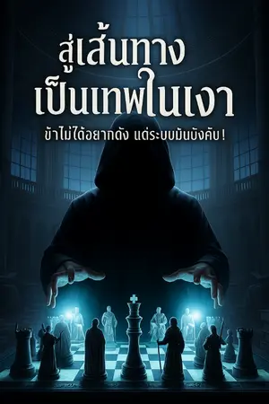 ปกนิยาย สู่เส้นทางเป็นเทพในเงา : ข้าไม่ได้อยากดัง แต่ระบบมันบังคับ!