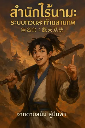 ปกนิยาย สำนักไร้นาม: ระบบกวนสะท้านสามภพ