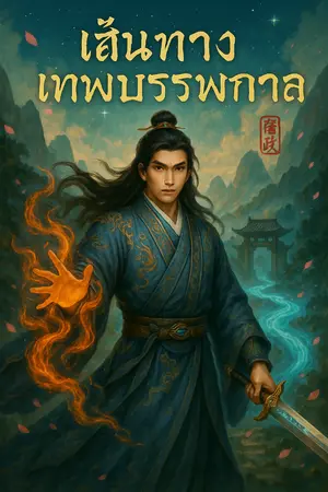 ปกนิยาย เส้นทางเทพบรรพกาล