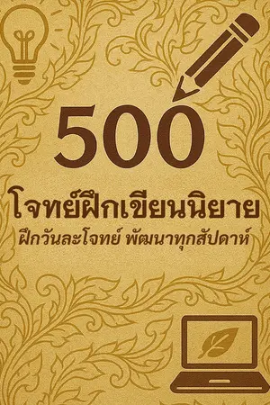 ปกนิยาย 500 โจทย์ฝึกเขียนนิยาย (SET ศิลปะแห่งการเล่าเรื่อง เล่ม 1)