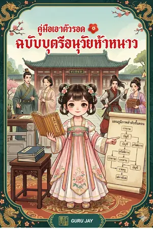 ปกนิยาย คู่มือเอาตัวรอดฉบับบุตรีอนุวัยห้าหนาว