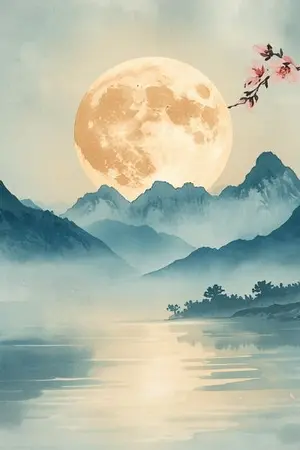 ปกนิยาย บทกวีแห่งราตรีและธรรมชาติแห่งสายลม