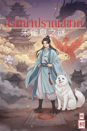 ปกนิยาย ปริศนาปราณสีชาด