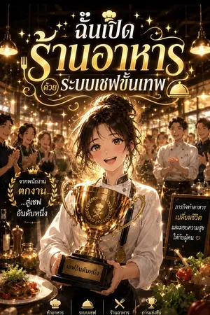 ปกนิยาย ฉันเปิดร้านอาหารด้วยระบบเชฟขั้นเทพ