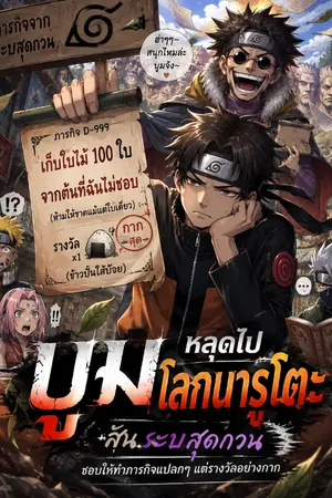 ปกนิยาย นารุโตะ : ระบบสุดกวน