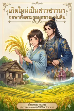 ปกนิยาย นิยายเกิดใหม่เป็นสาวชาวนา ขอพาทั้งตระกูลผูกขาดแผ่นดิน
