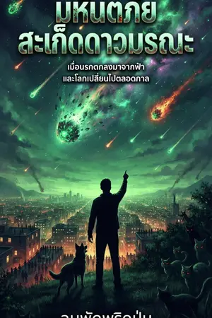 ปกนิยาย มหันตภัยสะเก็ดดาวมรณะ