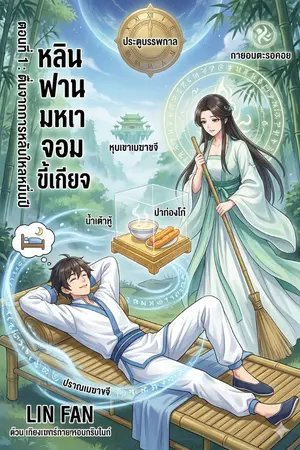 ปกนิยาย หลินฝาน มหาเทพจอมขี้เกียจ