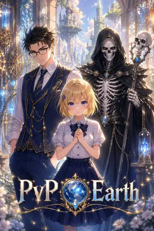 ปกนิยาย PvP Earth