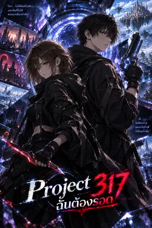 ปกนิยาย Project 317 ฉันต้องรอด