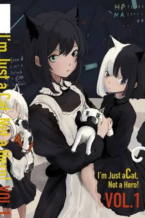 ปกนิยาย ถ้าแมวเป็นพระเอก งั้นต่างโลกนี้ก็จบเห่แล้วล่ะมั้ง เมี้ยว~