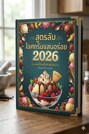 ปกนิยาย สูตรลับไอศกรีมแสนอร่อย 2026