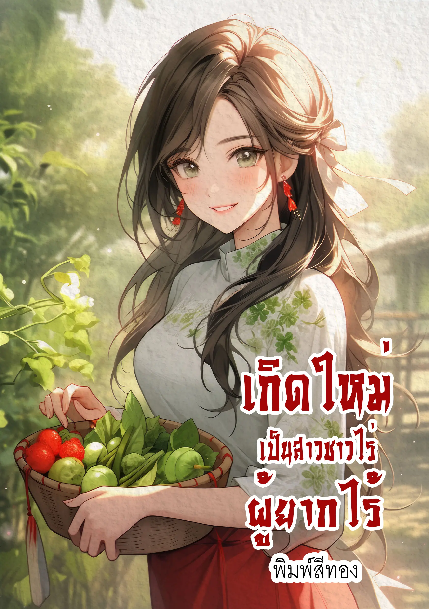 ปกนิยาย เกิดใหม่เป็นสาวชาวไร่ผู้ยากไร้